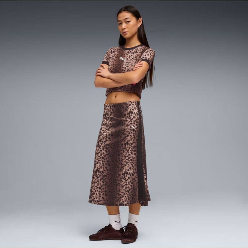 634565 01 T7 LEO LUXE AOP MIDI SKIRT