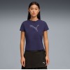 634600 64 DARE TO SLIM HALF ZIP KNIT GRAPHIC TEE