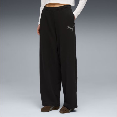 634567 01 ESS GRAPHIC LEO LUXE BEDAZZLED SLOUNCHY PANTS