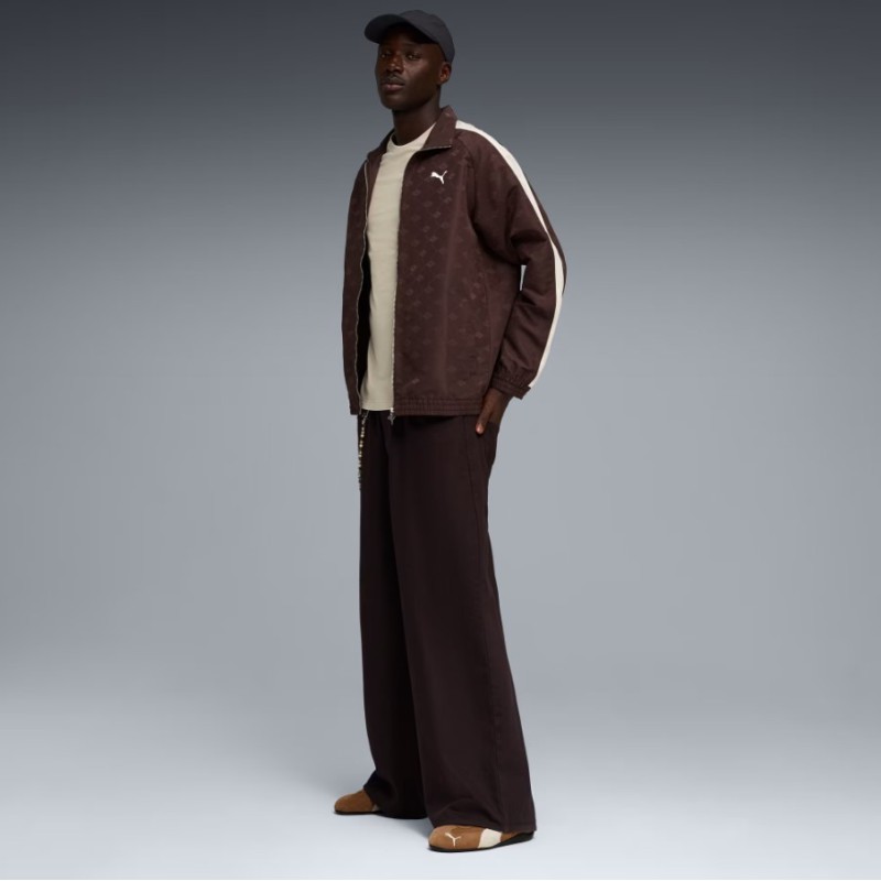 634398 31 JACQUARDED WOVEN RELAXED TRACK
