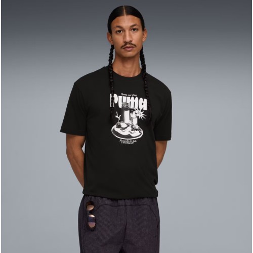 634432 01 GRAPHIC RELAXED BREAKFAST TEE