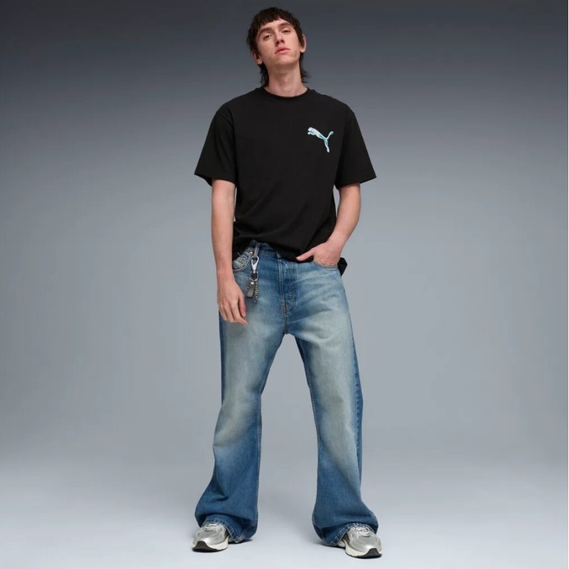 634436 01 GRAPHIC X-RAY RELAXED TEE