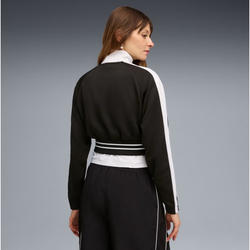 634556 01 T7 PUMA PIQUE RELAXED CROPPED TRACK JACKET