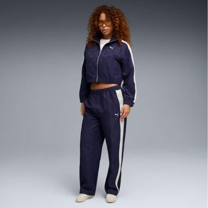634561 64 JACQUARDED WOVEN RELAXED TRACK JACKET