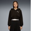 635394 01 ESSENTIALS GRAPHIC BEDAZZLED FZ HOODIE TR