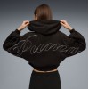 635394 01 ESSENTIALS GRAPHIC BEDAZZLED FZ HOODIE TR