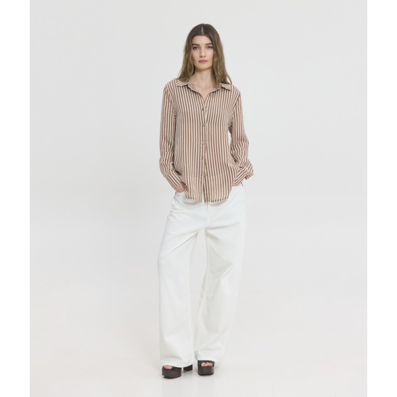 LUCIDA SEMI-SHEER SHIRT