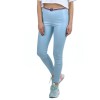 AVONIA LEATHER LEGGINGS LIGHT BLUE
