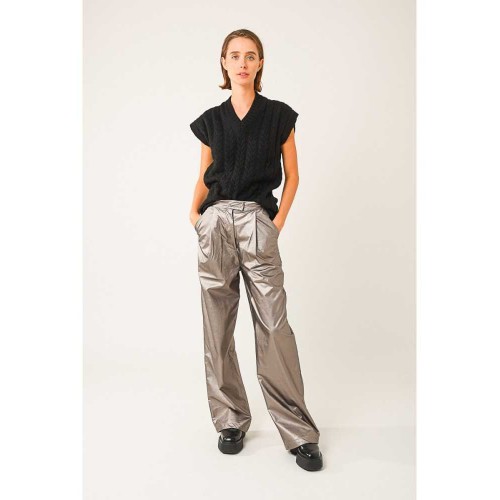 METALLIC TROUSERS