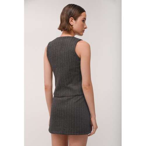 MILANA STRIPPED VEST
