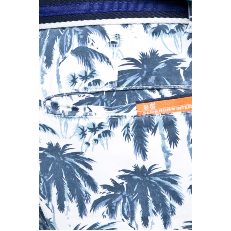 ΒΕΡΜΟΥΔΑ superdry ΦΛΟΡΑΛ ΛΕΥΚΟ  M71KT003