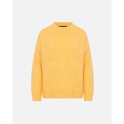 TM0822 OVERSIZED ROUND NECK KNIT SWEATER
