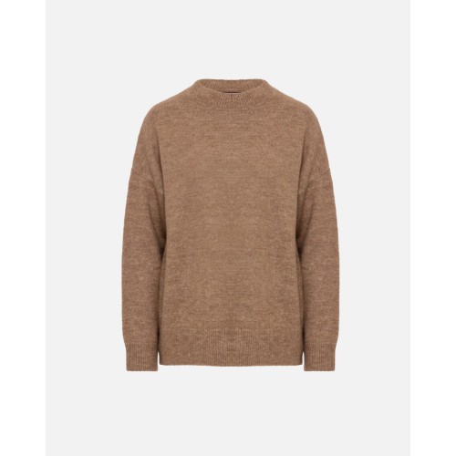 TM0822 OVERSIZED ROUND NECK KNIT SWEATER