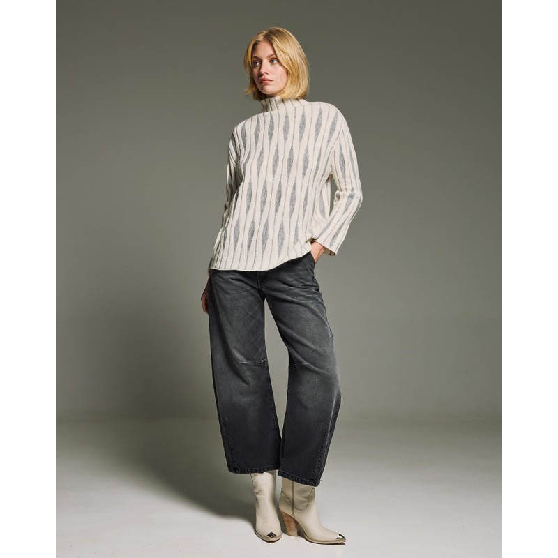 TM0703 ROMBUS KNIT SWEATER