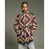 TM0815 JACQUARD INKAS KNIT CARDIGAN
