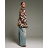 TM0815 JACQUARD INKAS KNIT CARDIGAN