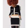 TM0728 KNIT SET SKIRT/JACKET WITH PEARLS