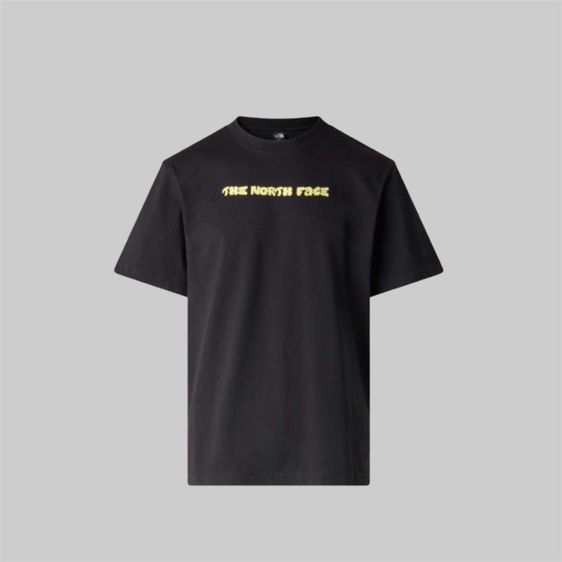 NF0A8GQVJK31 M LOGO RWIST RELAXED SHORT SLEEVE TEE-GR TNF BLACK