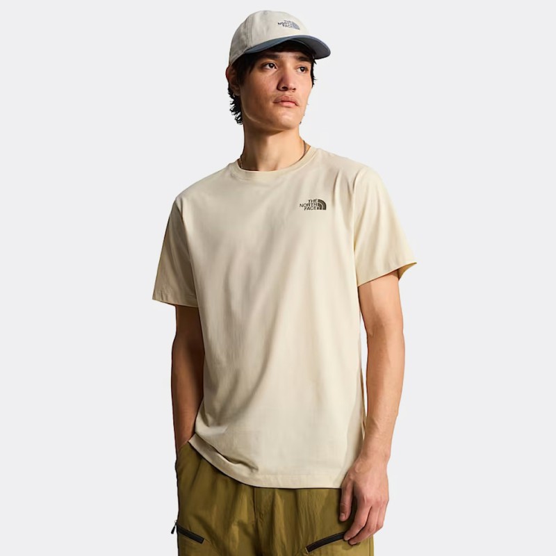 NF0A8GA7DOM1 M MONTE REGULAR SHORT SLEEVE TEE-GRAPHIC DESERT STONE