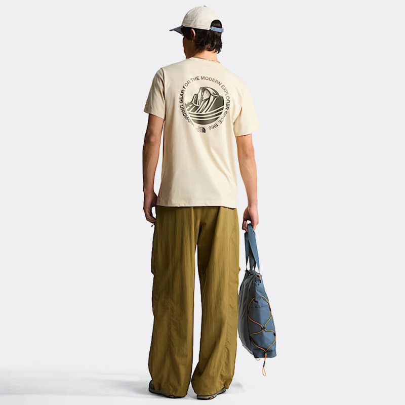 NF0A8GA7DOM1 M MONTE REGULAR SHORT SLEEVE TEE-GRAPHIC DESERT STONE