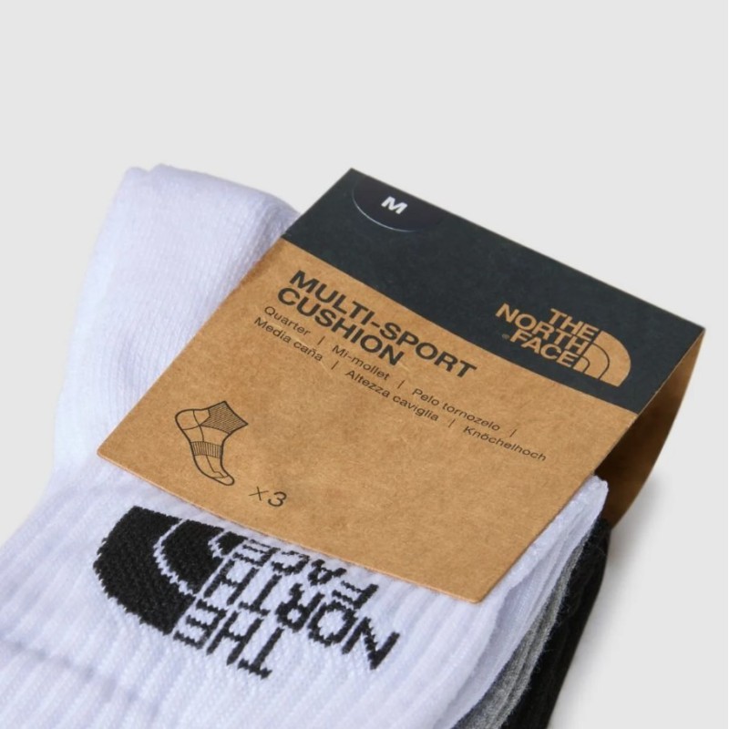 NF0A882G3OW1 MULTI SPORT CUSH QUARTER 3P BLACK
