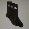 NF0A882HJK31 MULTI SPORT CUSH CREW SOCK 3P TNF BLACK