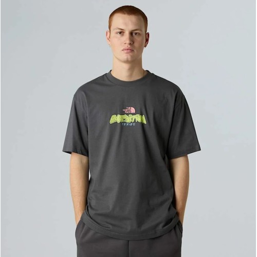 NF0A8E3CRHI1 U EXPEDITION CELEBRATION OVERSIZED S/S GREY