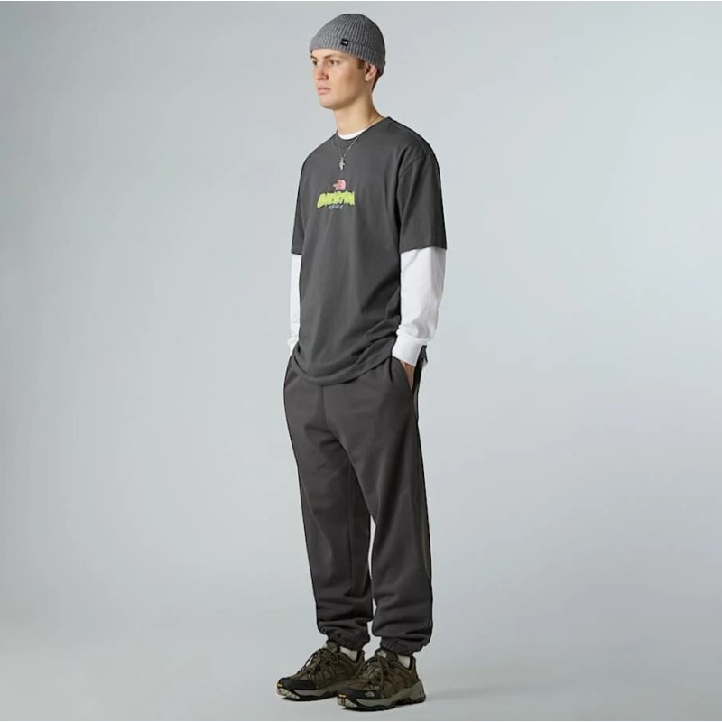 NF0A8E3CRHI1 U EXPEDITION CELEBRATION OVERSIZED S/S GREY