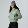 NF0A8E73BQ11 W HYALITE DOWN JACKET SLATE MOSS