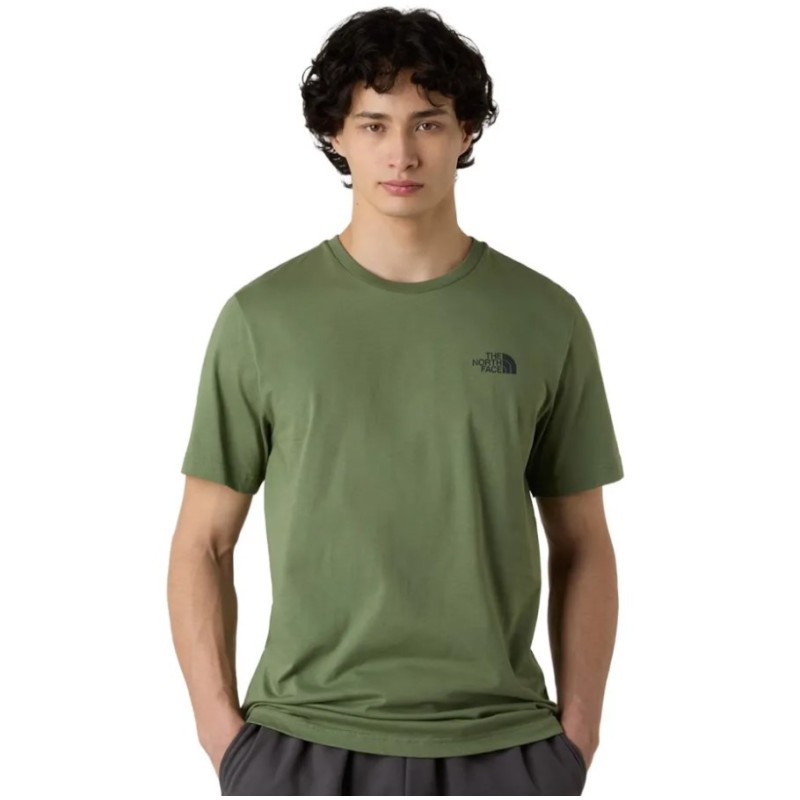 NF0A8EE8BO91 M MOUNTAIN SKETCH SS TEE BARK MIST