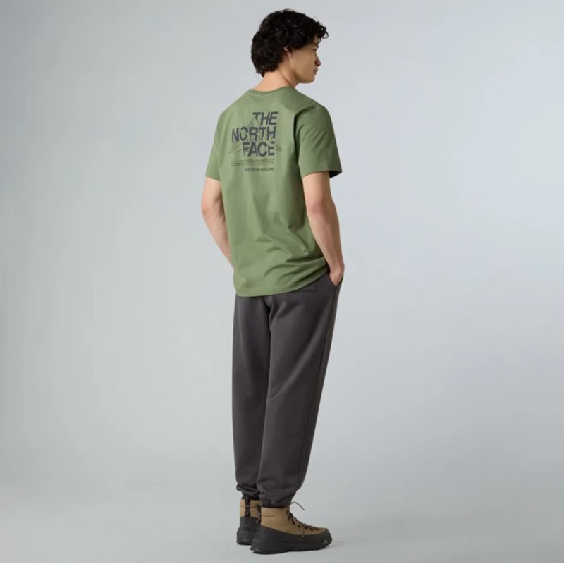 NF0A8EE8BO91 M MOUNTAIN SKETCH SS TEE BARK MIST