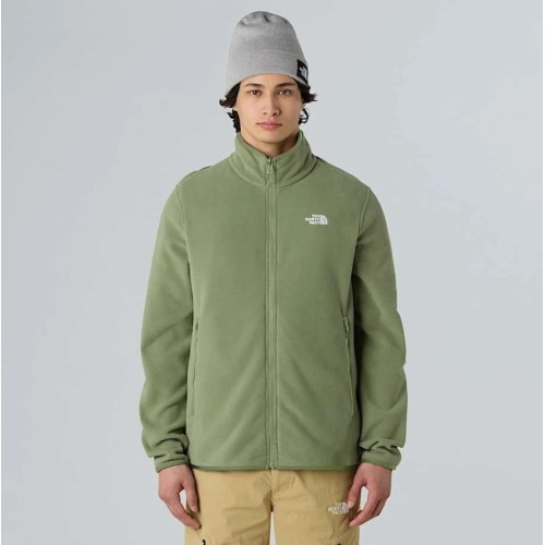 NF0A8D0RBO91 M GLACIER FLEECE JACKET BARK MIST