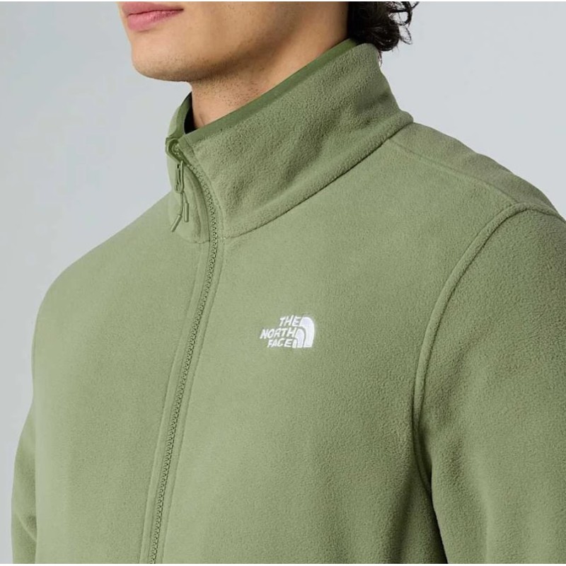 NF0A8D0RBO91 M GLACIER FLEECE JACKET BARK MIST