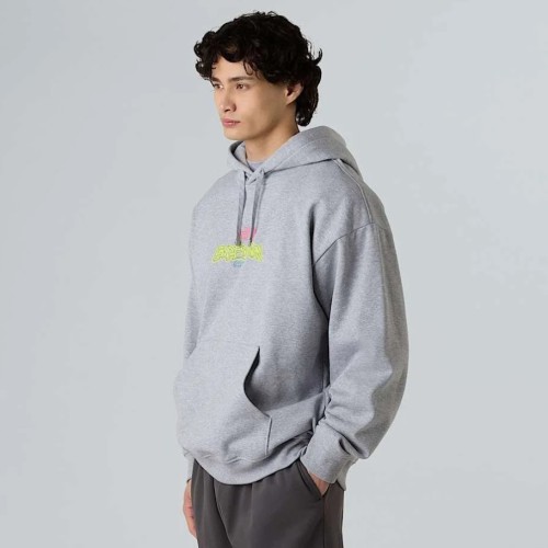 NF0A8E3FDYX1 U EXPEDITION CELEBRATION OVERSIZED HOODIE TNF LIGHT GREY