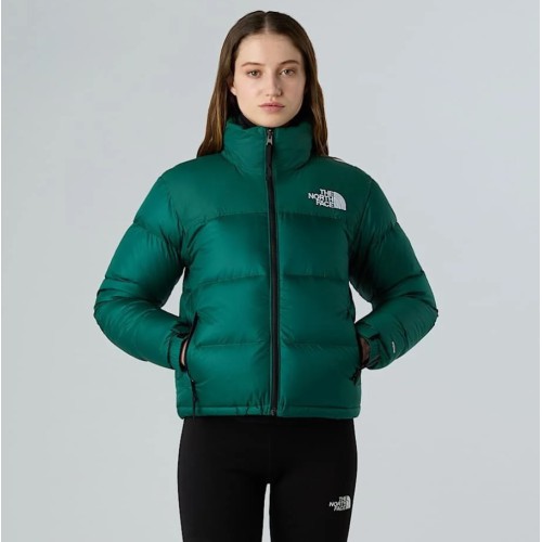 NF0A3XEO1KI1 W 1996 RETRO NUPTSE JACKET HUNTER GREEN