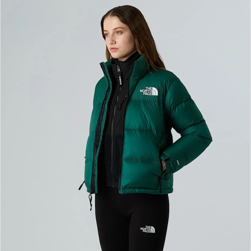 NF0A3XEO1KI1 W 1996 RETRO NUPTSE JACKET HUNTER GREEN