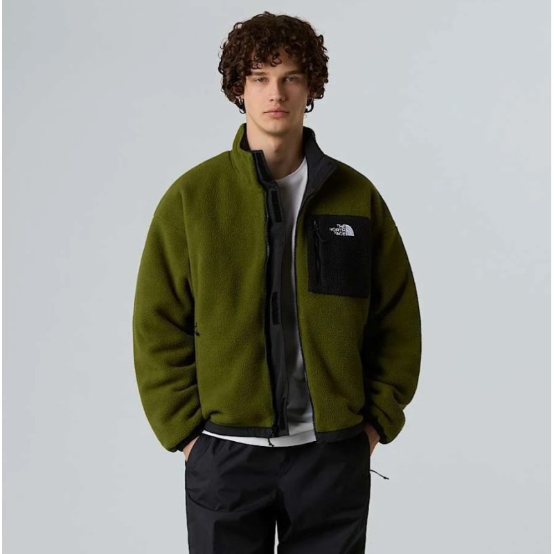 NF0A89GTDOB1 M YUMIORI REVERSIBLE JACKET TNF BLACK/WOODLAND GREEN
