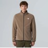 NF0A8D0RBOW1 M GLACIER FLEESE JACKET MOCHA BROWN