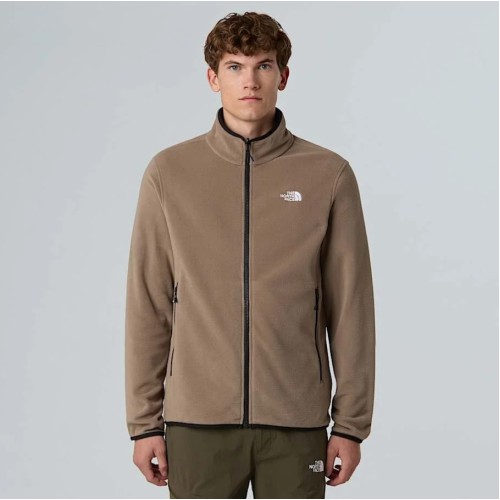 NF0A8D0RBOW1 M GLACIER FLEESE JACKET MOCHA BROWN
