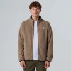 NF0A8D0RBOW1 M GLACIER FLEESE JACKET MOCHA BROWN