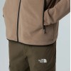 NF0A8D0RBOW1 M GLACIER FLEESE JACKET MOCHA BROWN