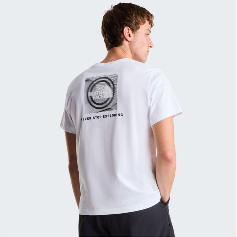 NF0A8G9VFN41 M BOX NSE REGULAR SHORT SLEEVE TE TNF WHITE