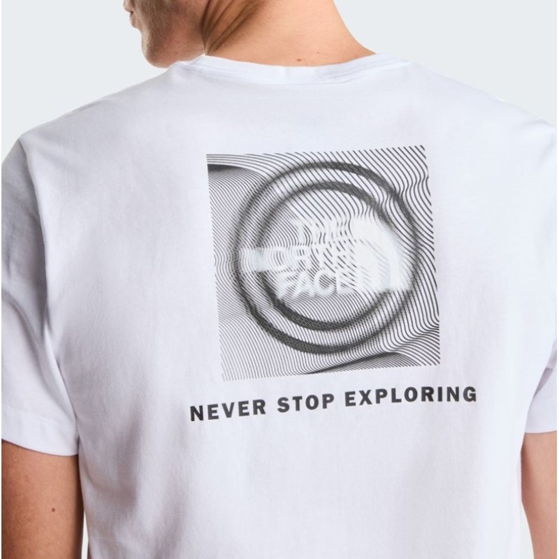 NF0A8G9VFN41 M BOX NSE REGULAR SHORT SLEEVE TE TNF WHITE