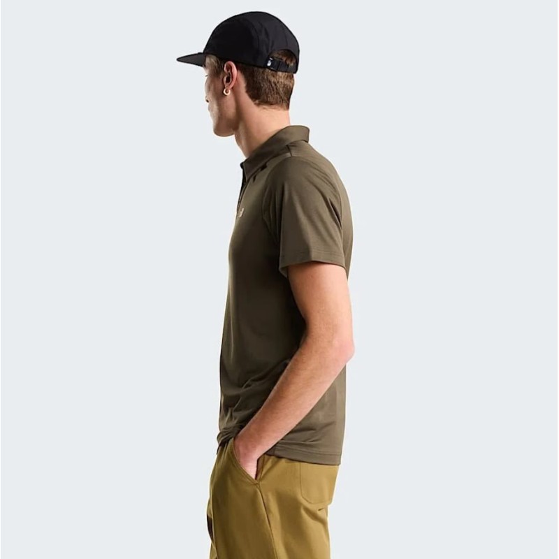 NF0A2WAZ21L1 M TANKEN POLO NEW TAUPE GREEN