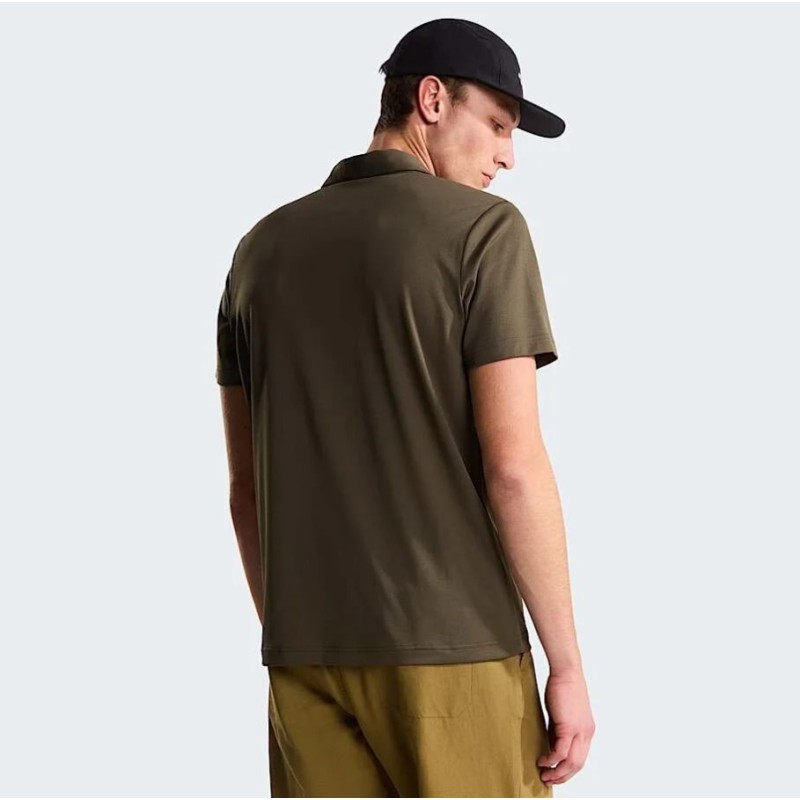 NF0A2WAZ21L1 M TANKEN POLO NEW TAUPE GREEN