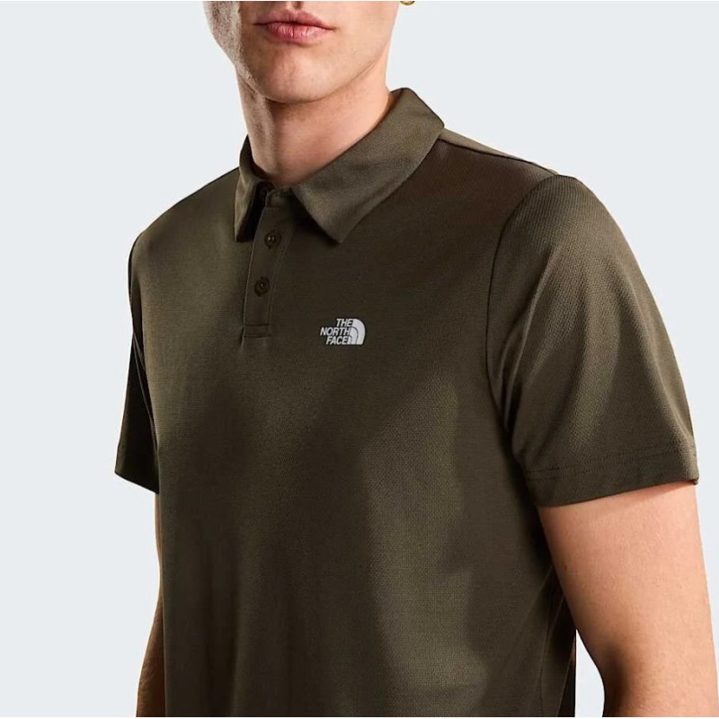 NF0A2WAZ21L1 M TANKEN POLO NEW TAUPE GREEN