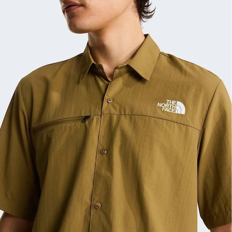NF0A8FTQ2EL1 M PACKABLE SHORT SLEEVE SHIRT CEDAR