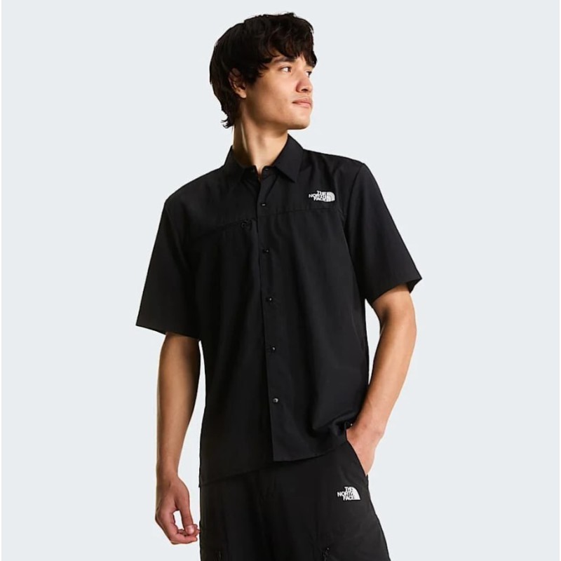 NF0A8FTQJK31 M PACKABLE SHORT SLEEVE SHIRT TNF BLACK