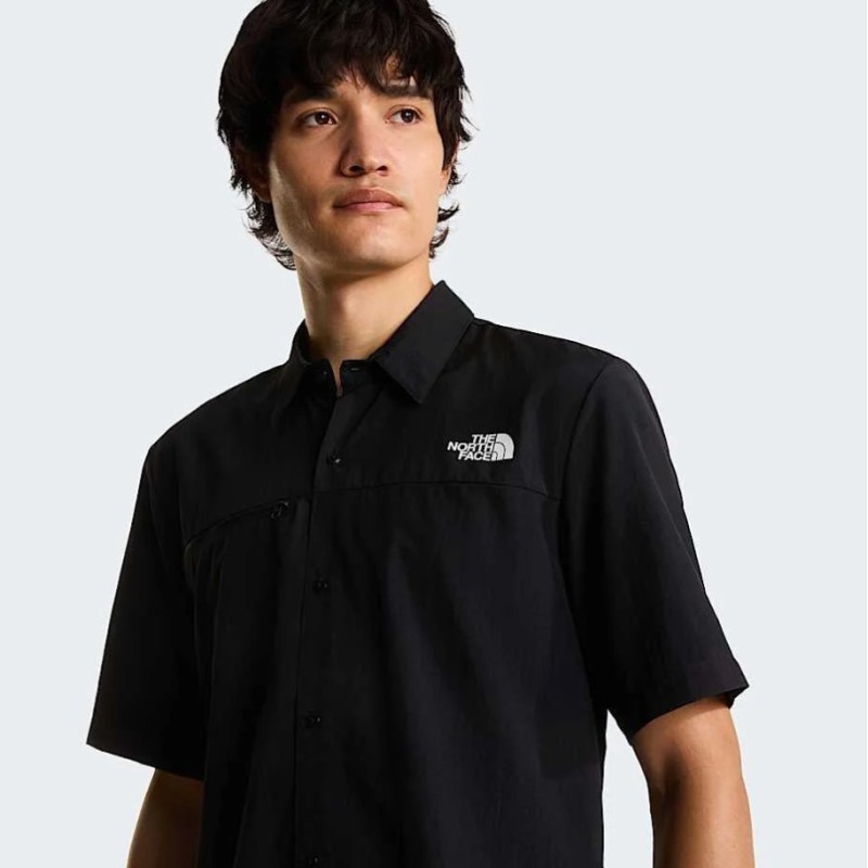 NF0A8FTQJK31 M PACKABLE SHORT SLEEVE SHIRT TNF BLACK