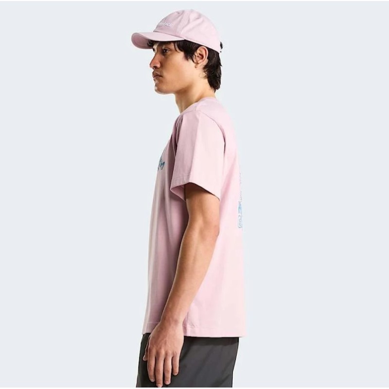 NF0A8G9G0SO1 M ALIEN RELAXED SHORT SLEEVE TEE-GRAPHI METAL PINK